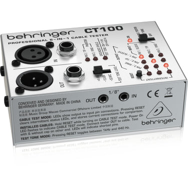 Probador De Cables Behringer, Ct-100